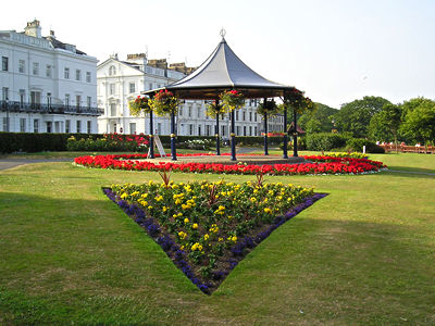 Bedding schemes in Filey's park, July 2006