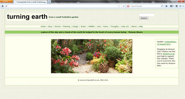 Screenshot from 2011 site